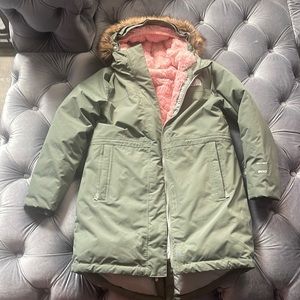 Girls north face coat Size M 10-12